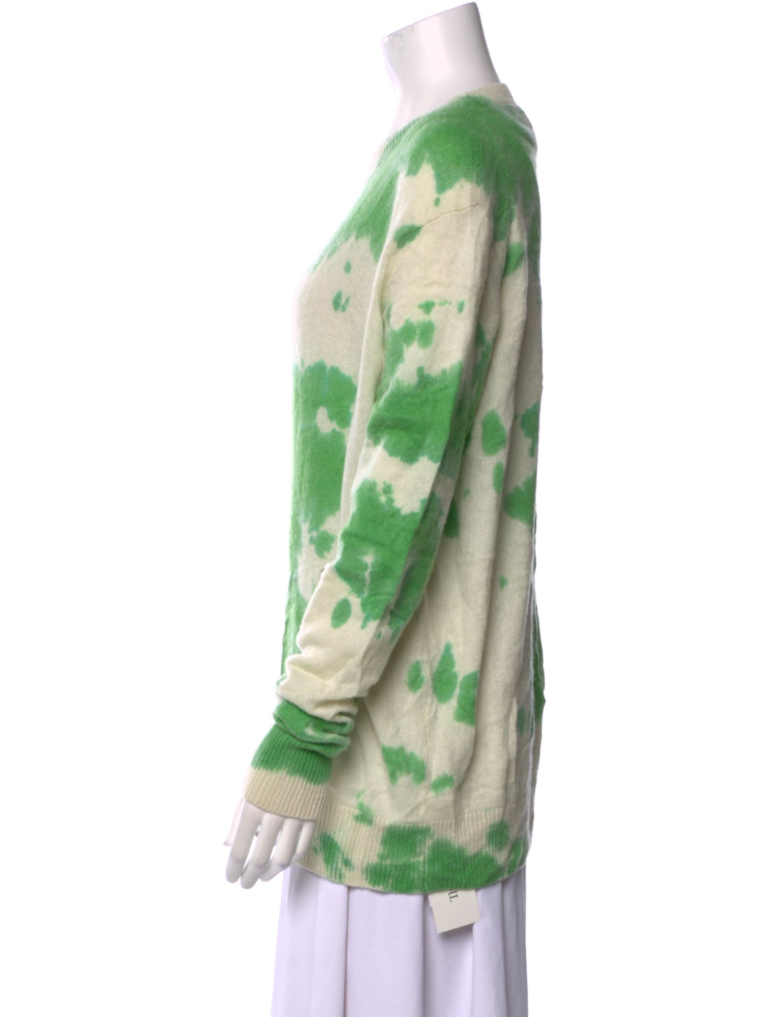 The Elder Statesman Cashmere Printed Sweater