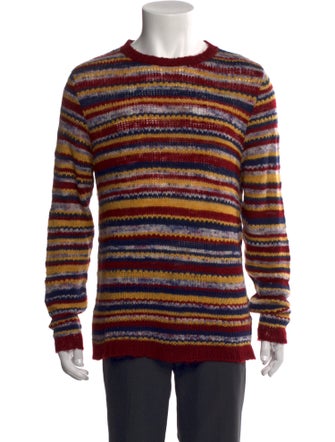 The Elder Statesman Cashmere Striped Pullover