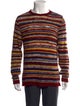 The Elder Statesman Cashmere Striped Pullover