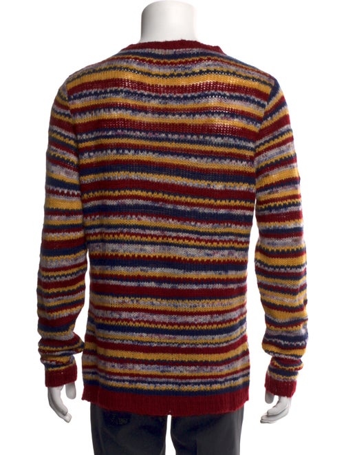 The Elder Statesman Cashmere Striped Pullover