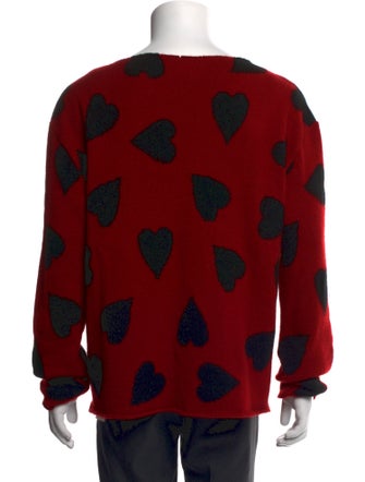 The Elder Statesman Cashmere Printed Pullover