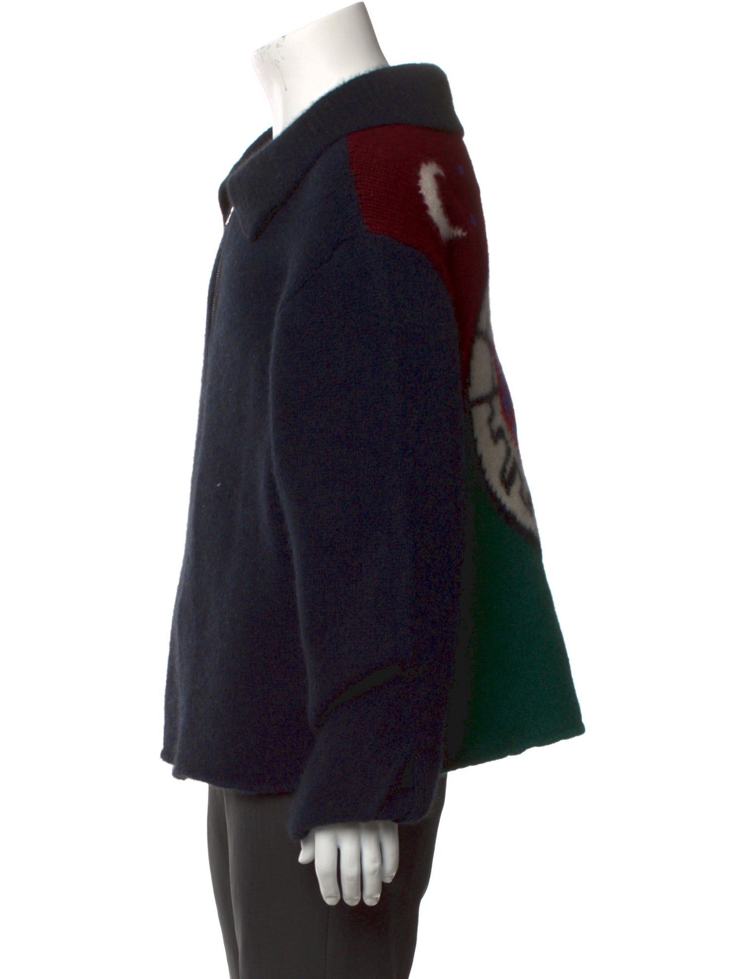 The Elder Statesman Crew Neck Long Sleeve Cardigan