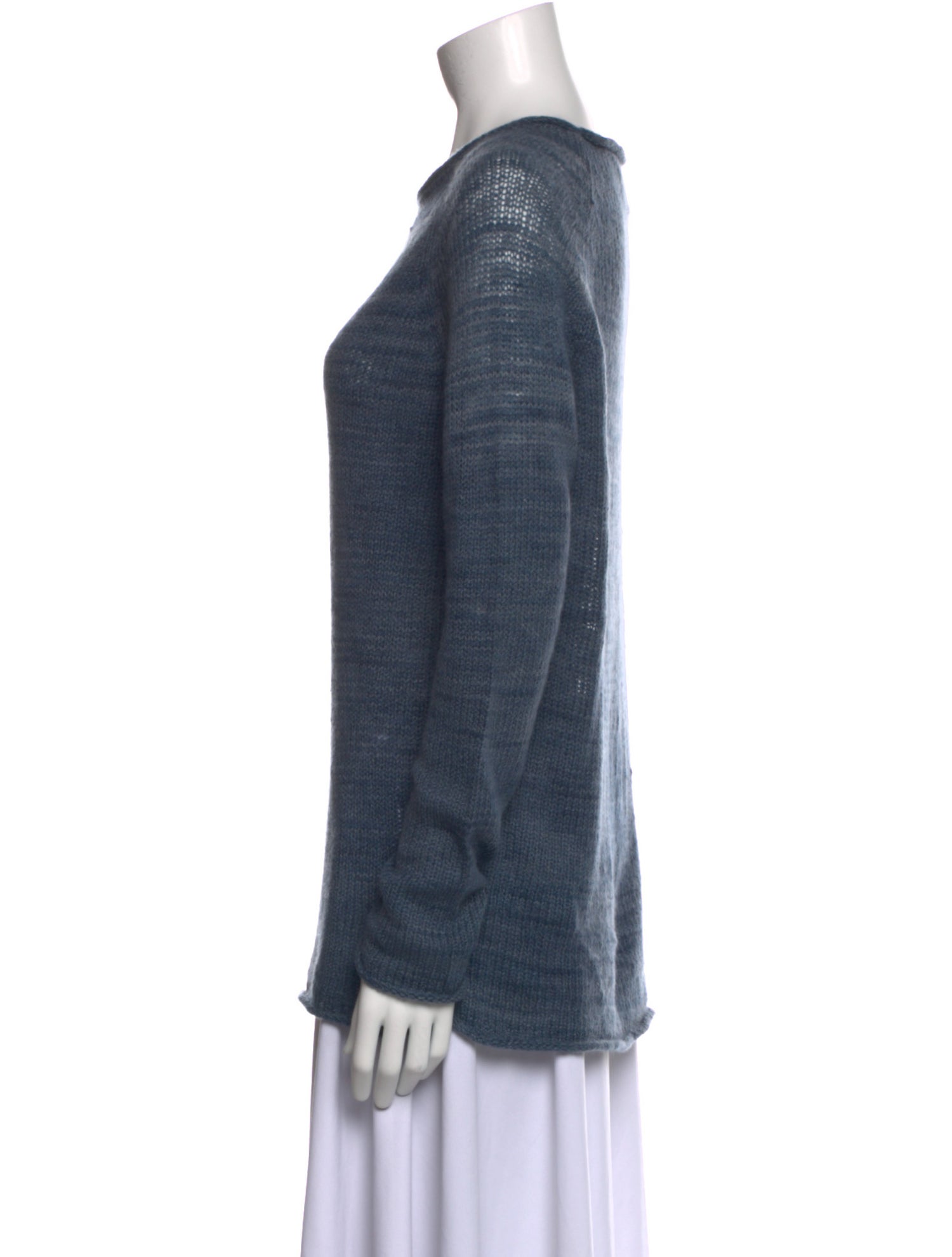 The Elder Statesman Cashmere Scoop Neck Pullover