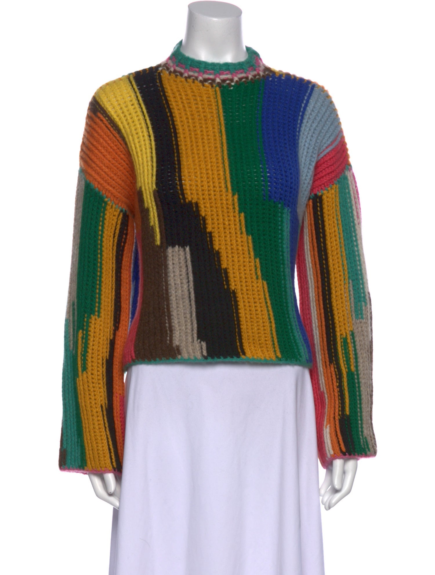 The Elder Statesman Cashmere Striped Sweater