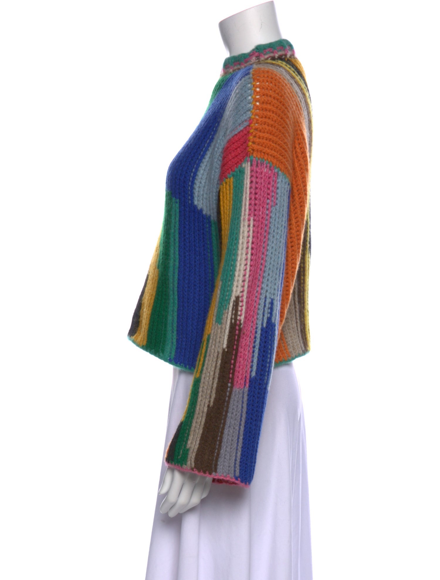 The Elder Statesman Cashmere Striped Sweater