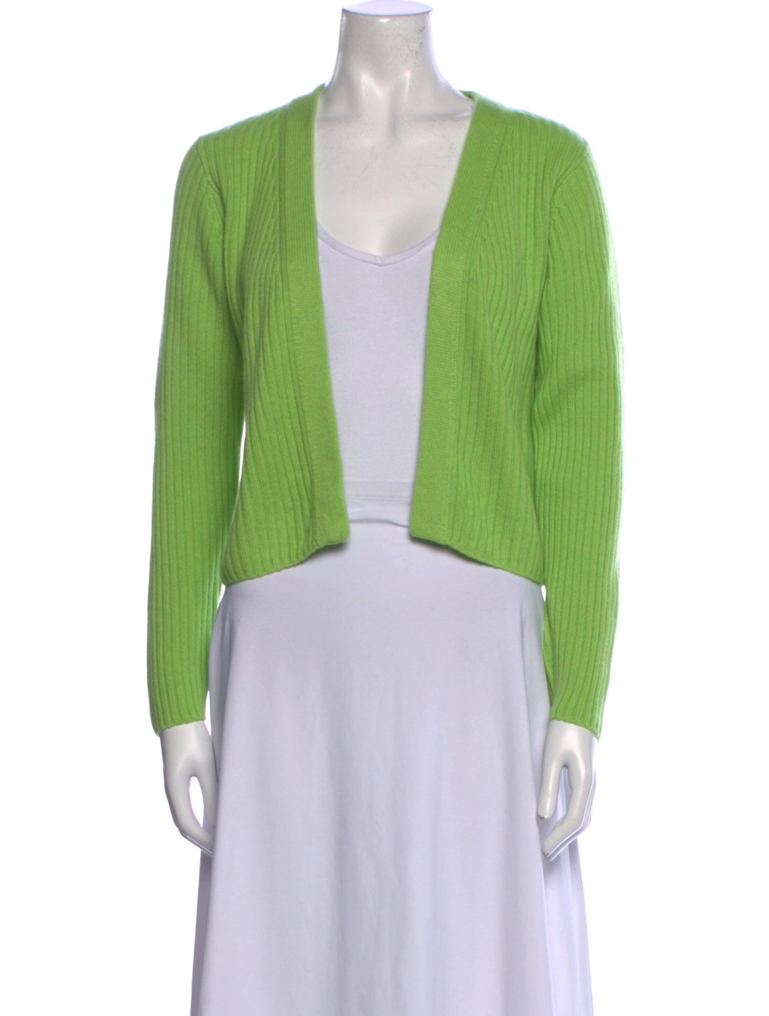 The Elder Statesman Cashmere Open Front Sweater