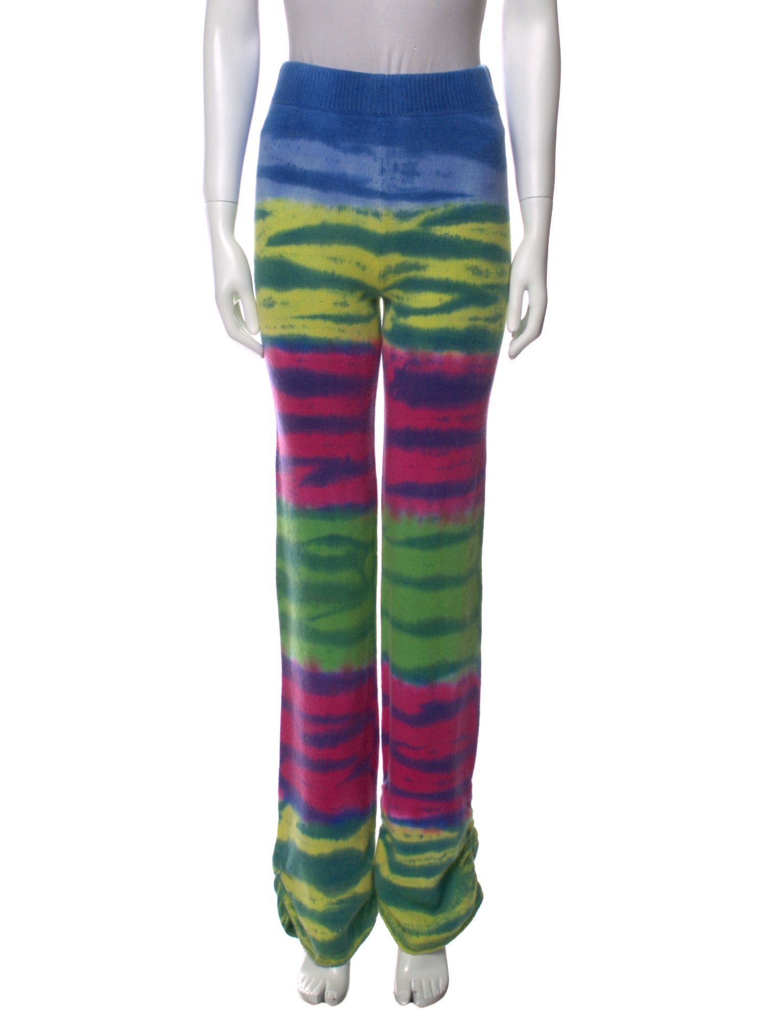 The Elder Statesman Cashmere Straight Leg Pants