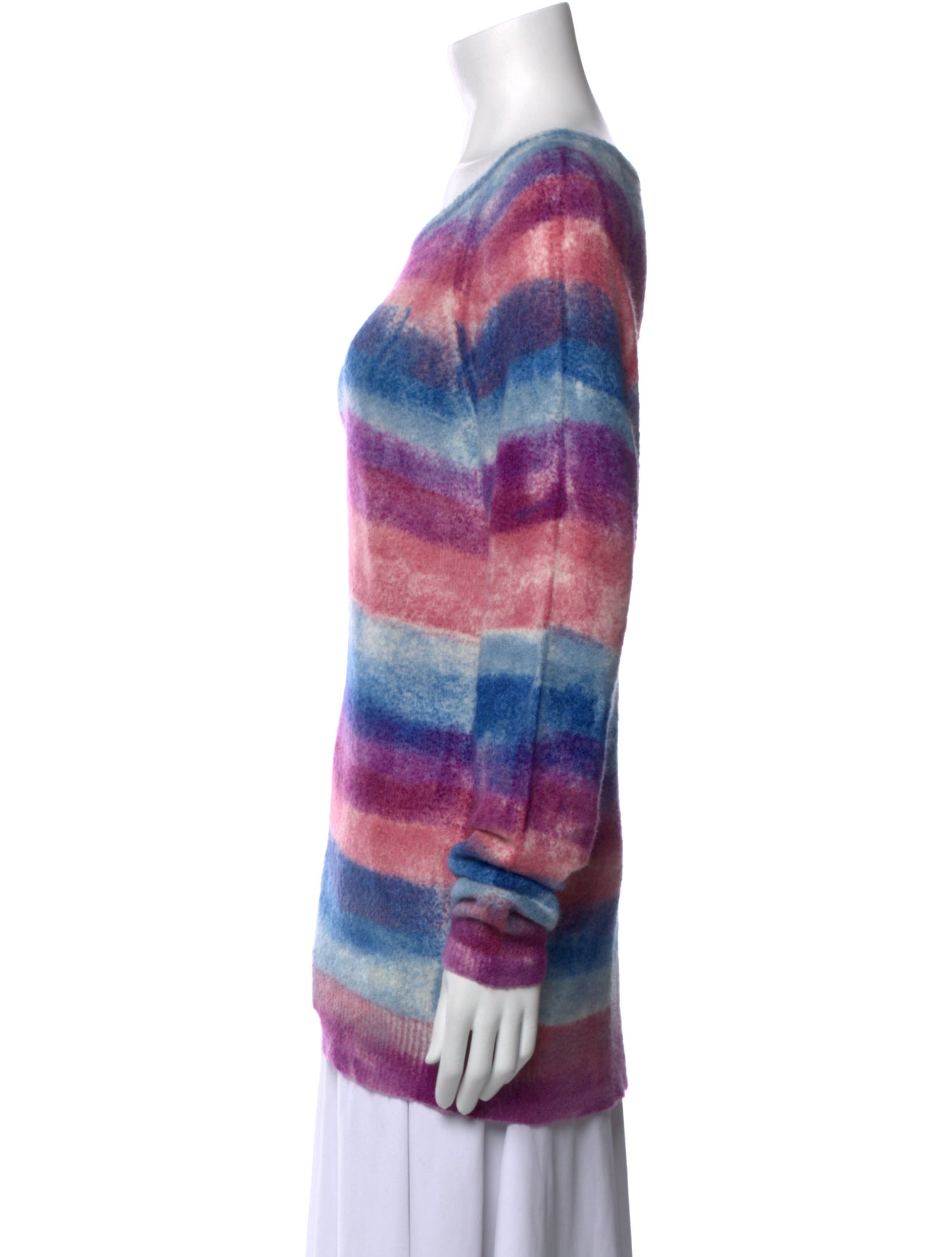 The Elder Statesman Cashmere Striped Sweater