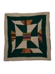 The Elder Statesman Cashmere Geometric Throw Pillow