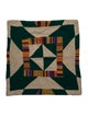 The Elder Statesman Cashmere Geometric Throw Pillow