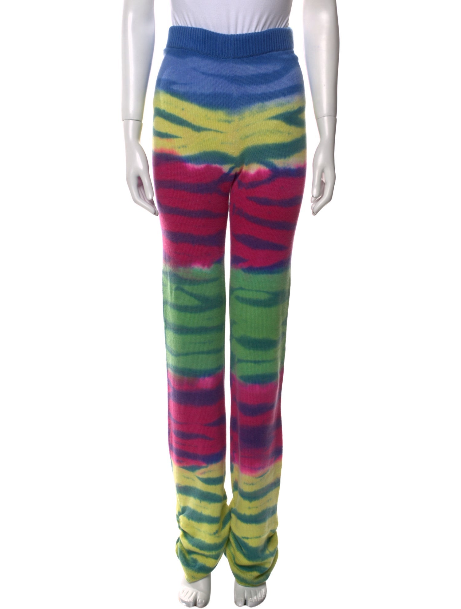 The Elder Statesman Cashmere Straight Leg Pants