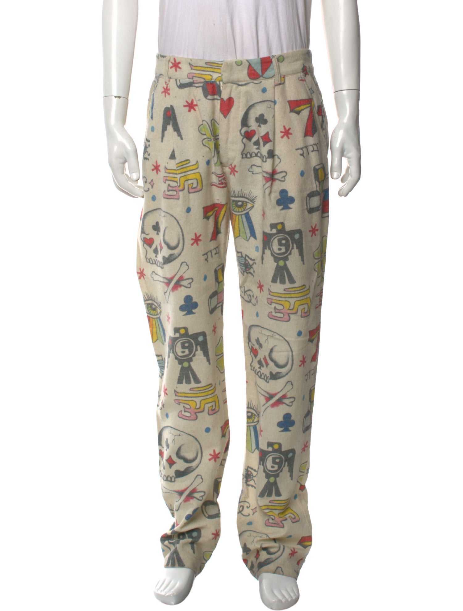 The Elder Statesman Printed Pants