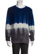 The Elder Statesman Cashmere Tie-Dye Print Pullover