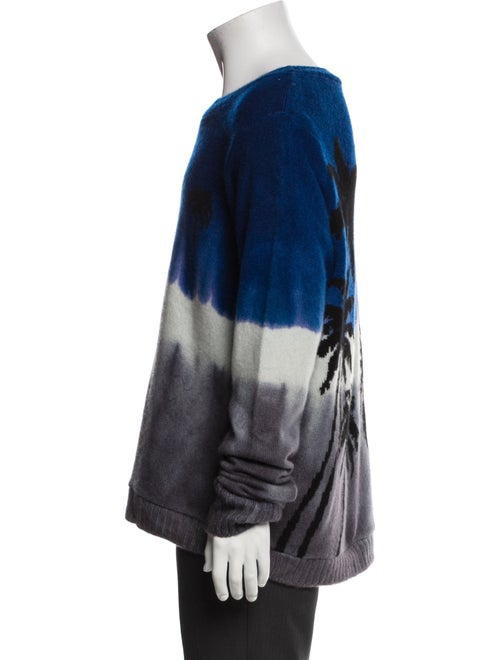 The Elder Statesman Cashmere Tie-Dye Print Pullover