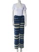 The Elder Statesman Striped Pant Set