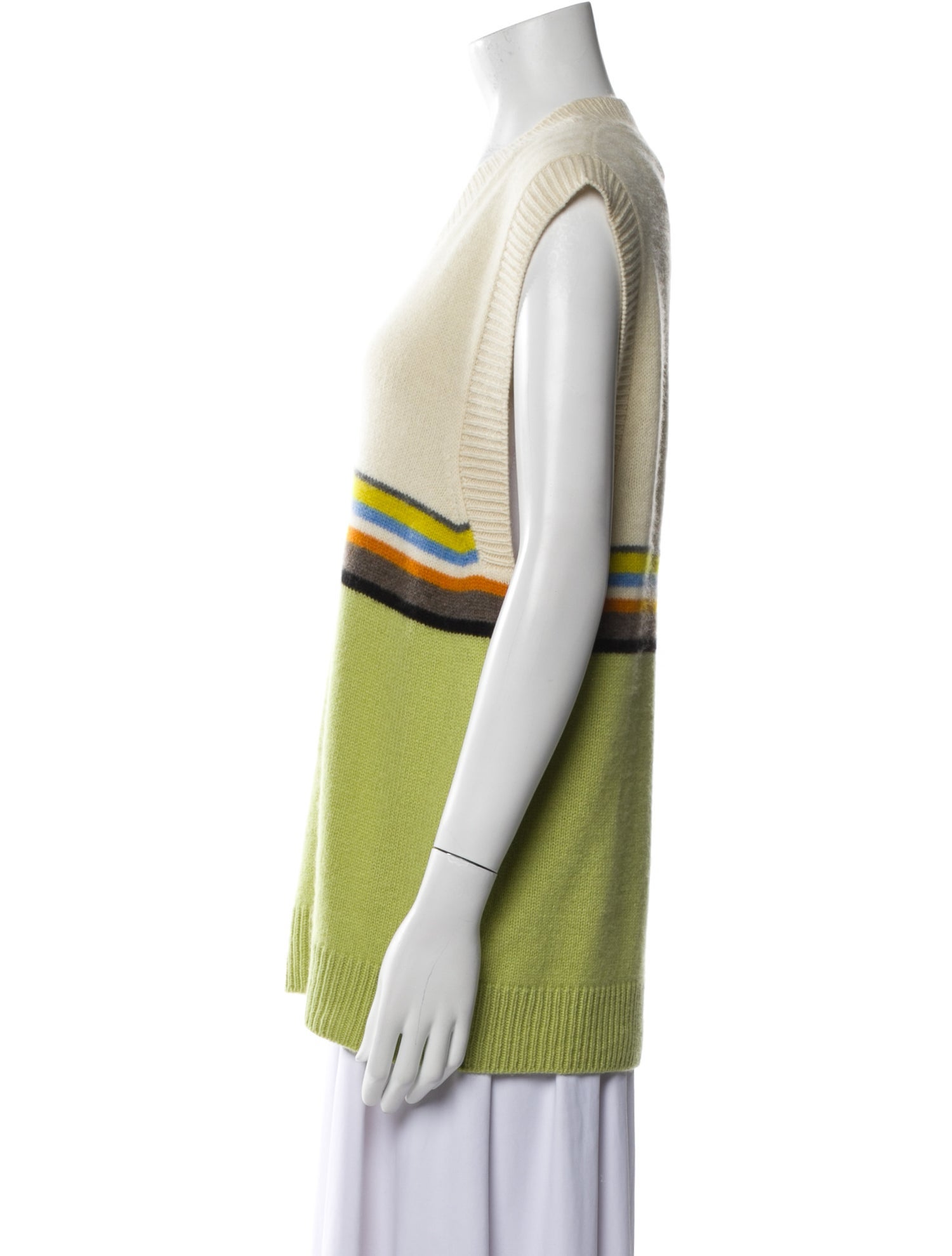 The Elder Statesman Cashmere Striped Sweater