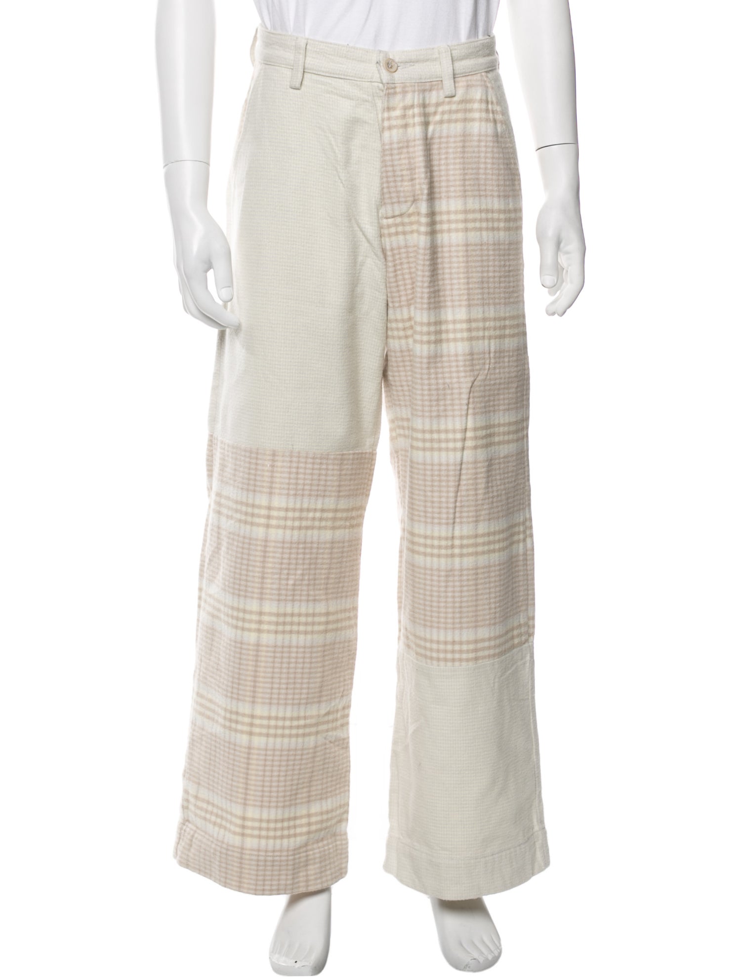 The Elder Statesman Plaid Print Pants