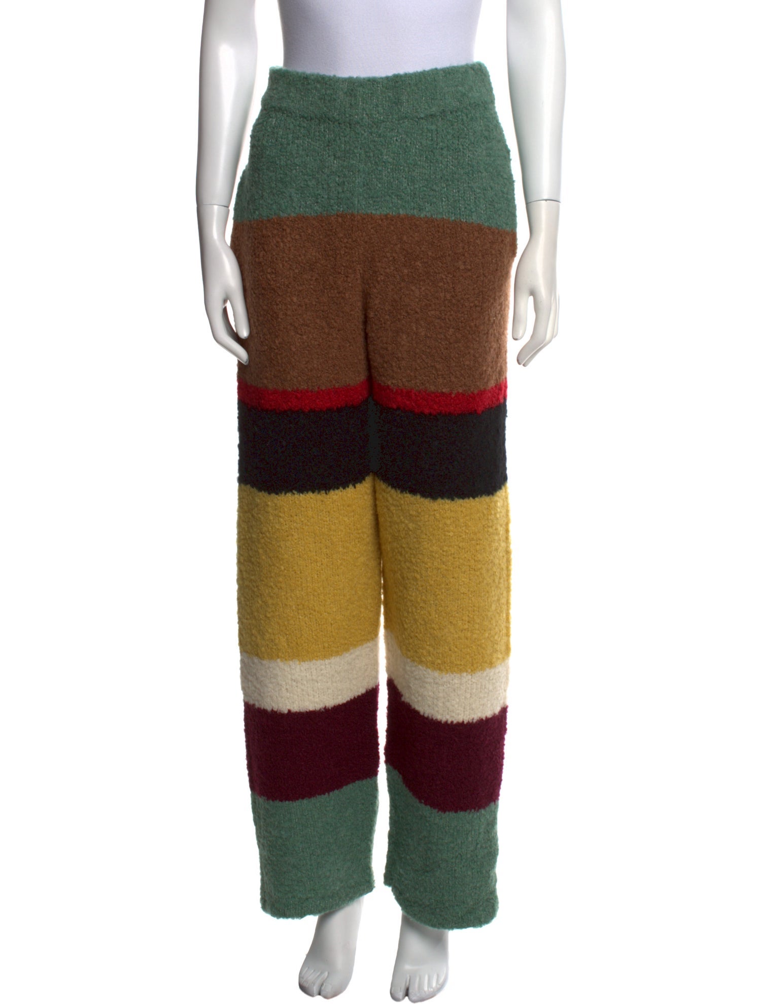 The Elder Statesman Cashmere Wide Leg Pants