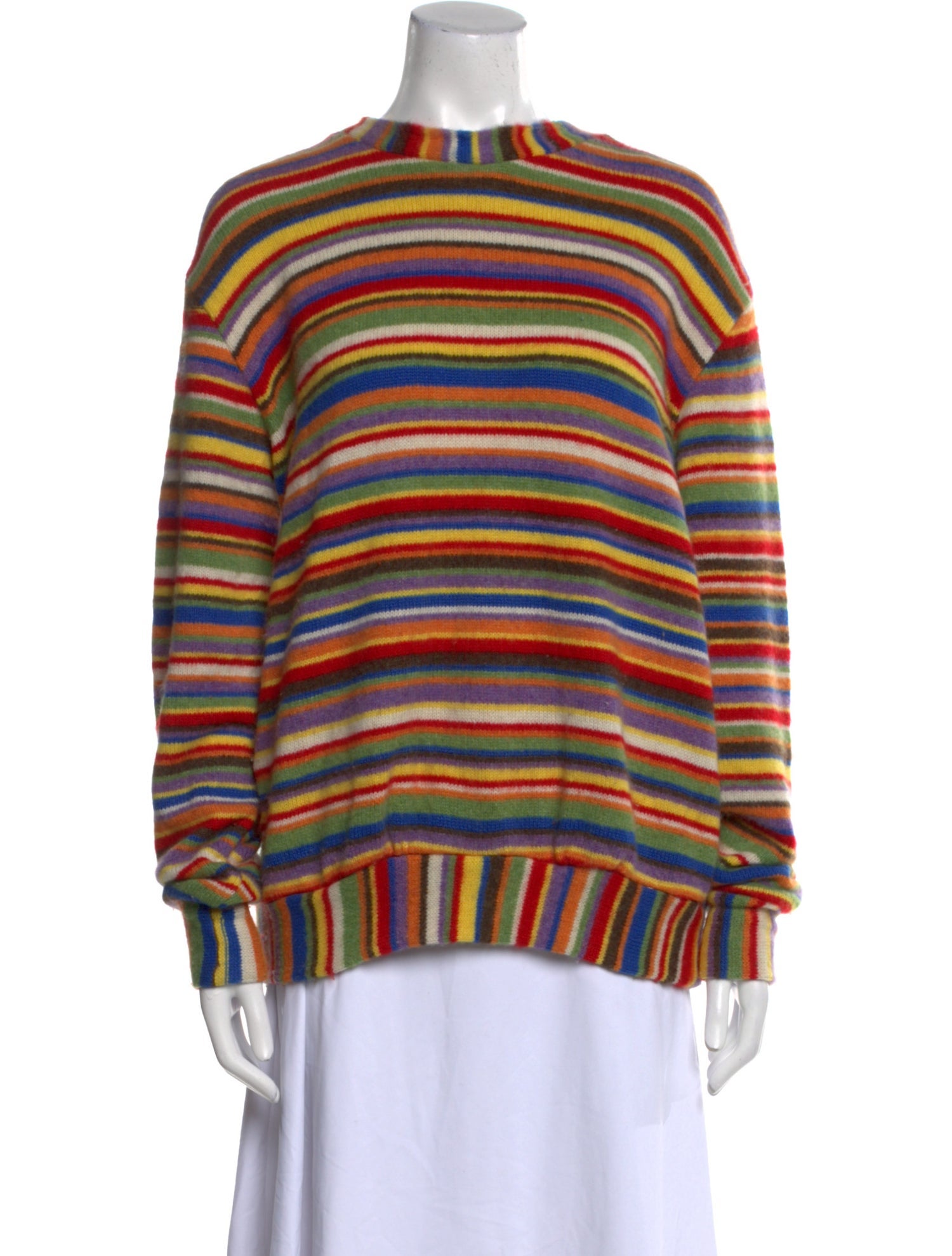 The Elder Statesman Cashmere Striped Sweater