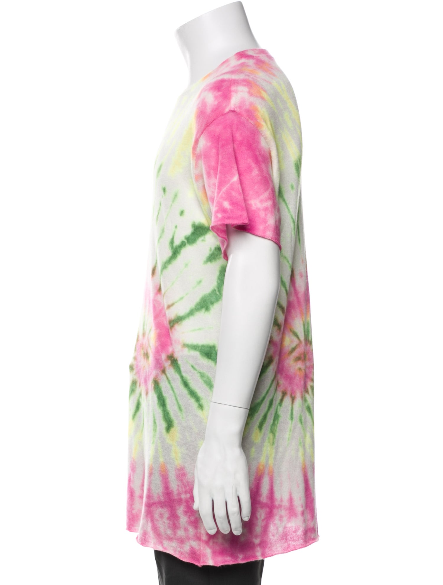 The Elder Statesman Cashmere Tie-Dye Print T-Shirt