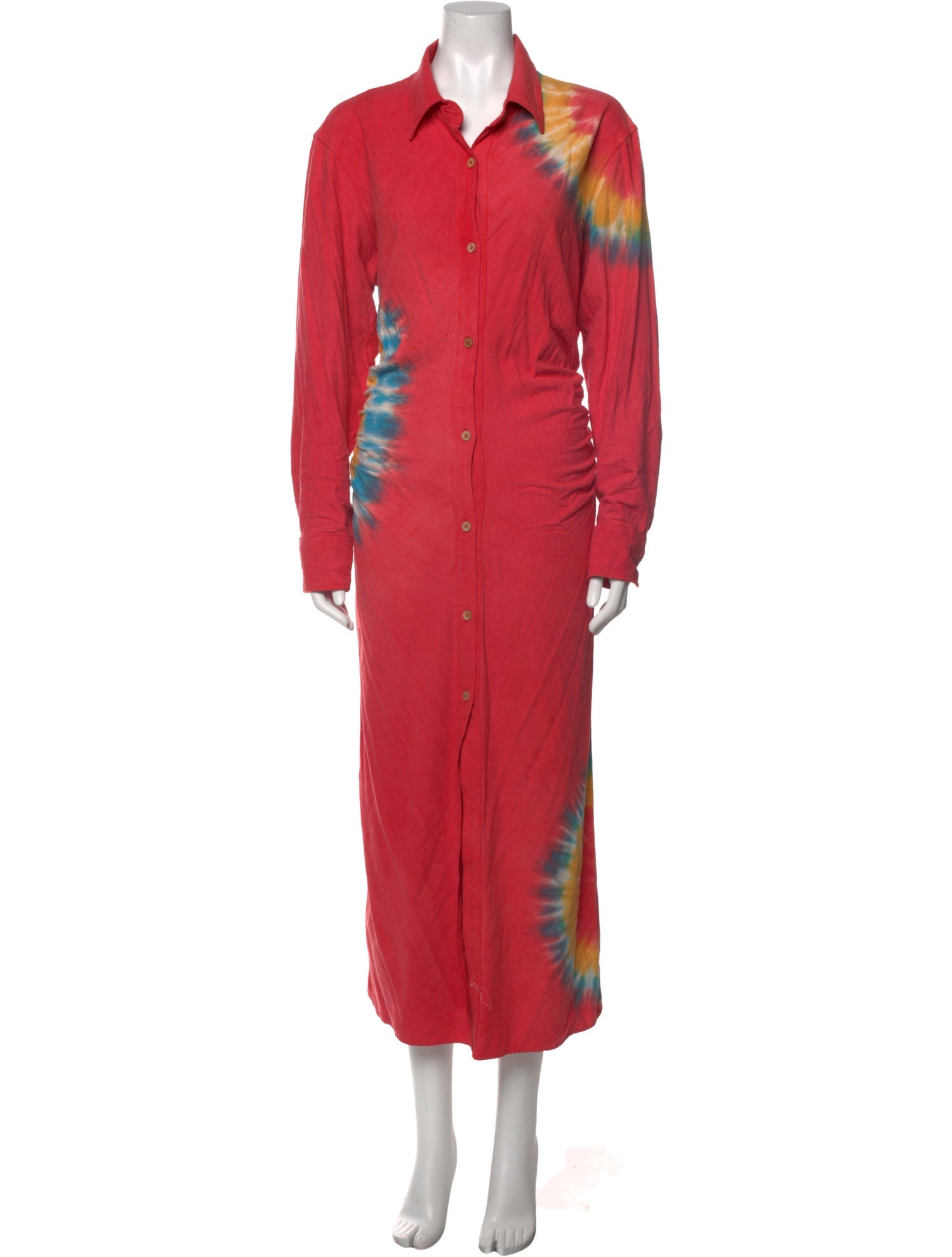 The Elder Statesman Silk Long Dress