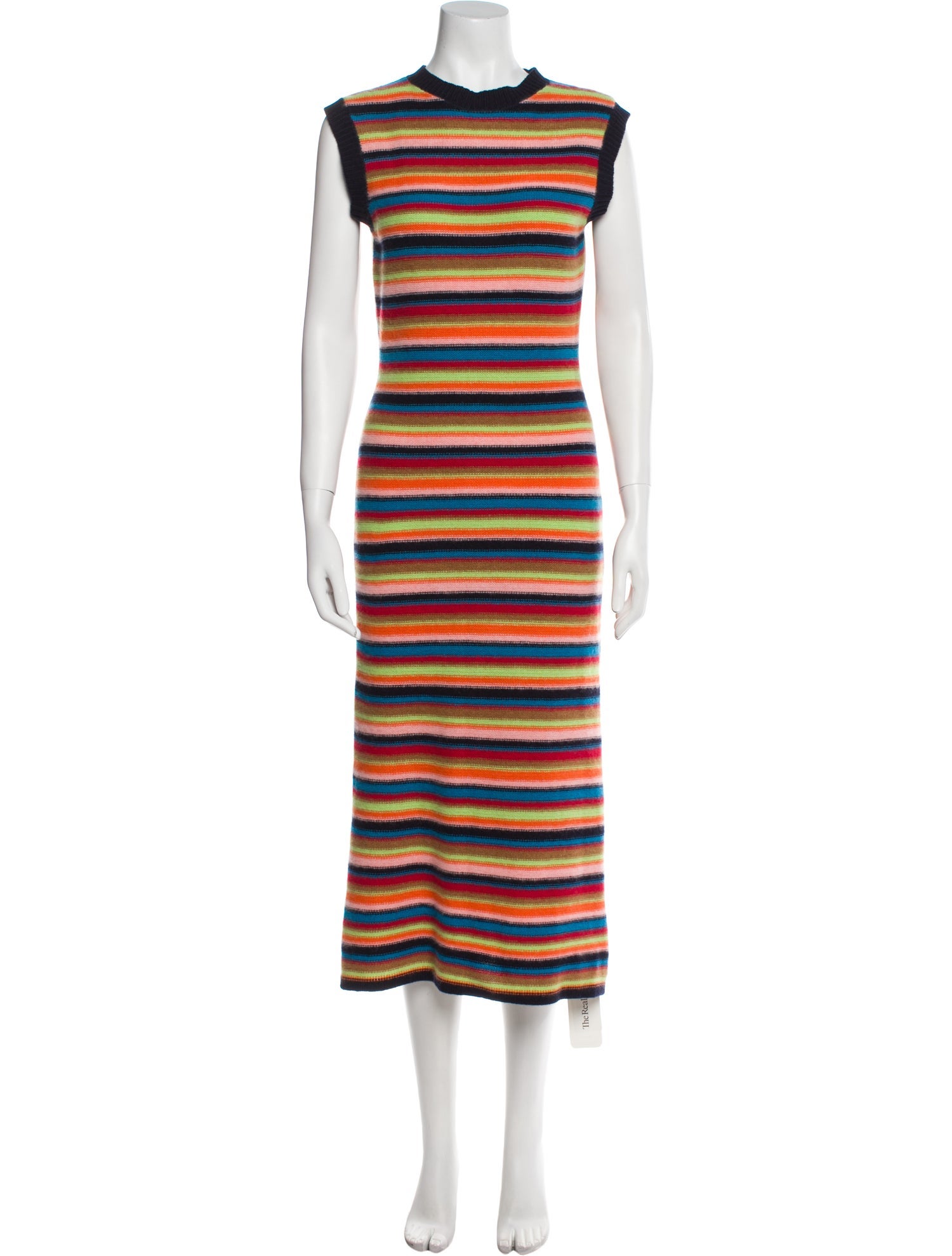 The Elder Statesman Cashmere Midi Length Dress