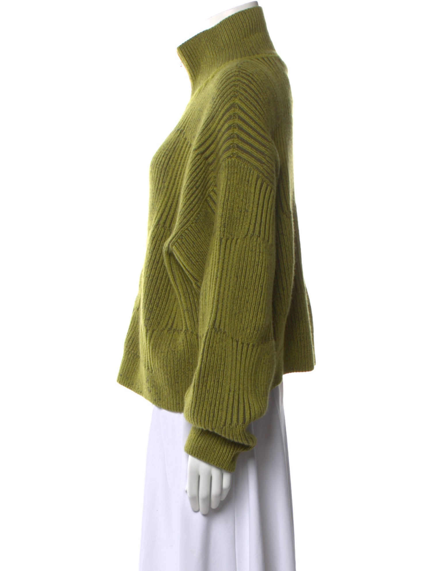 The Elder Statesman Cashmere Mock Neck Sweater