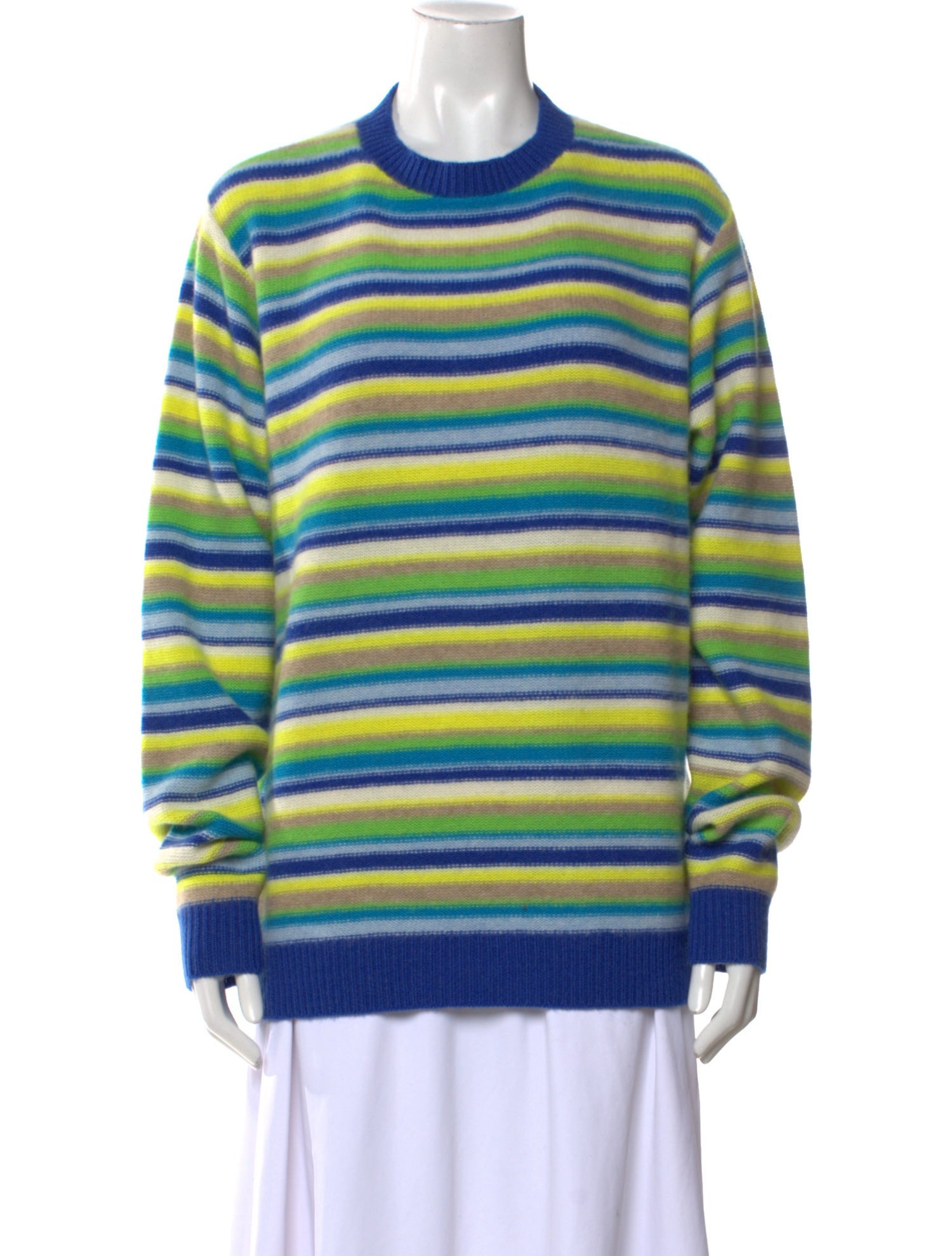 The Elder Statesman Cashmere Striped Sweater