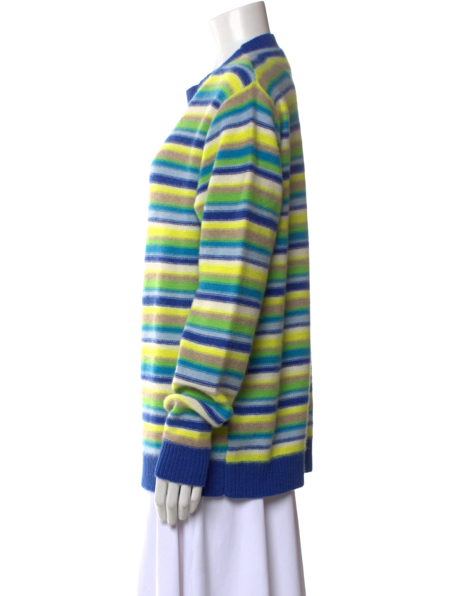 The Elder Statesman Cashmere Striped Sweater