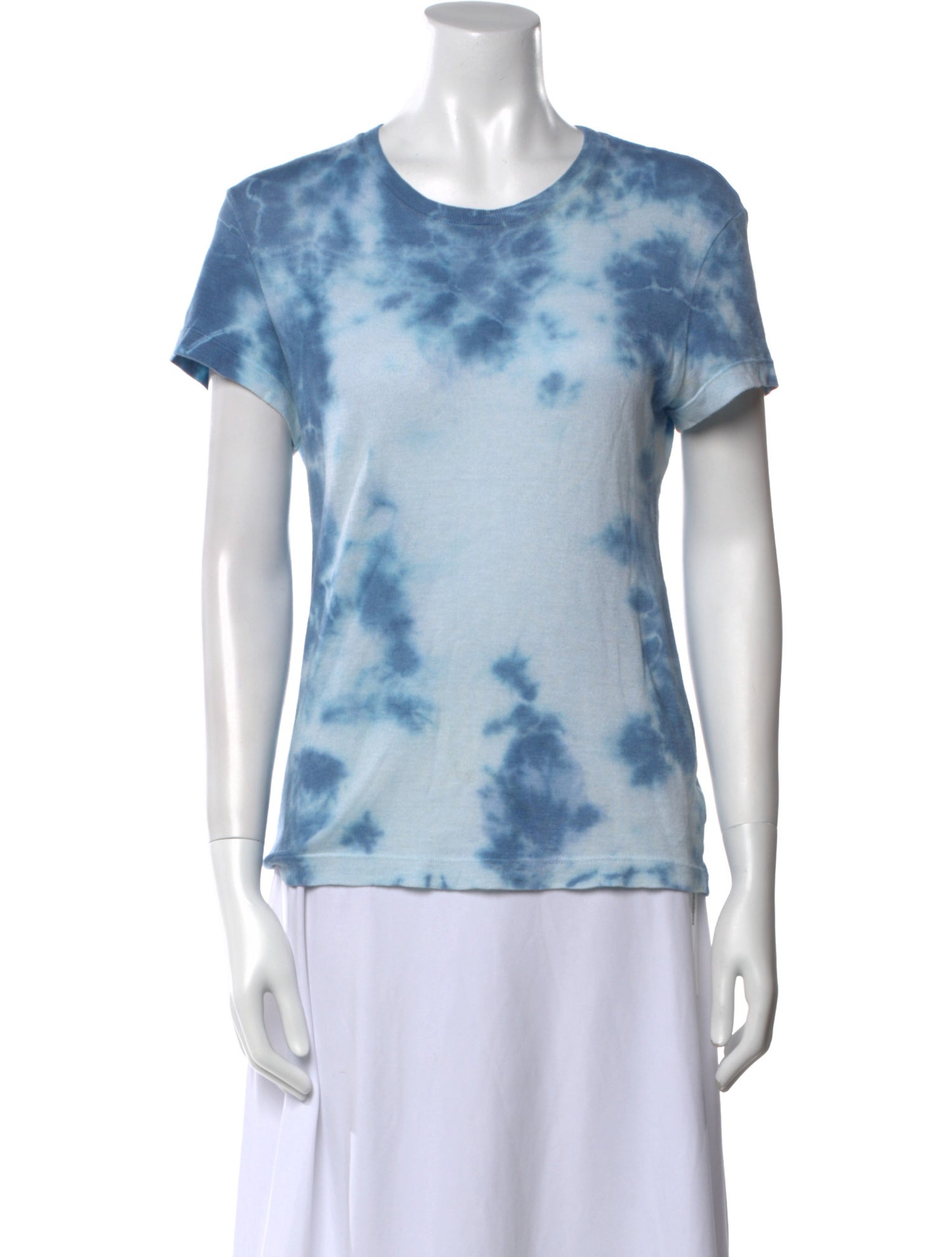 The Elder Statesman Cashmere Tie-Dye Print T-Shirt