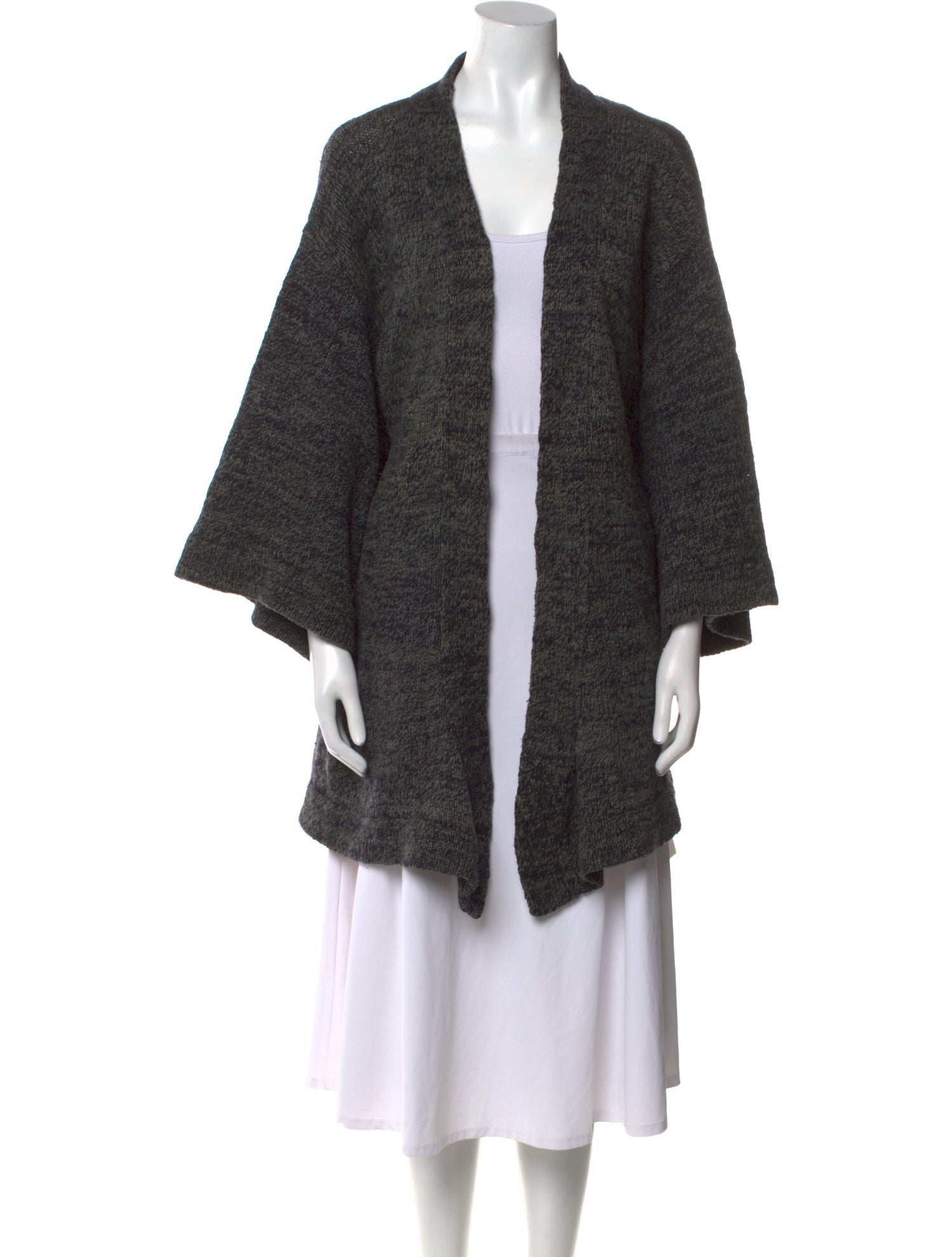 The Elder Statesman Cashmere Open Front Sweater