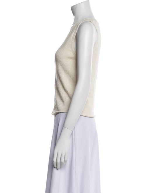 The Elder Statesman V-Neck Sleeveless Crop Top