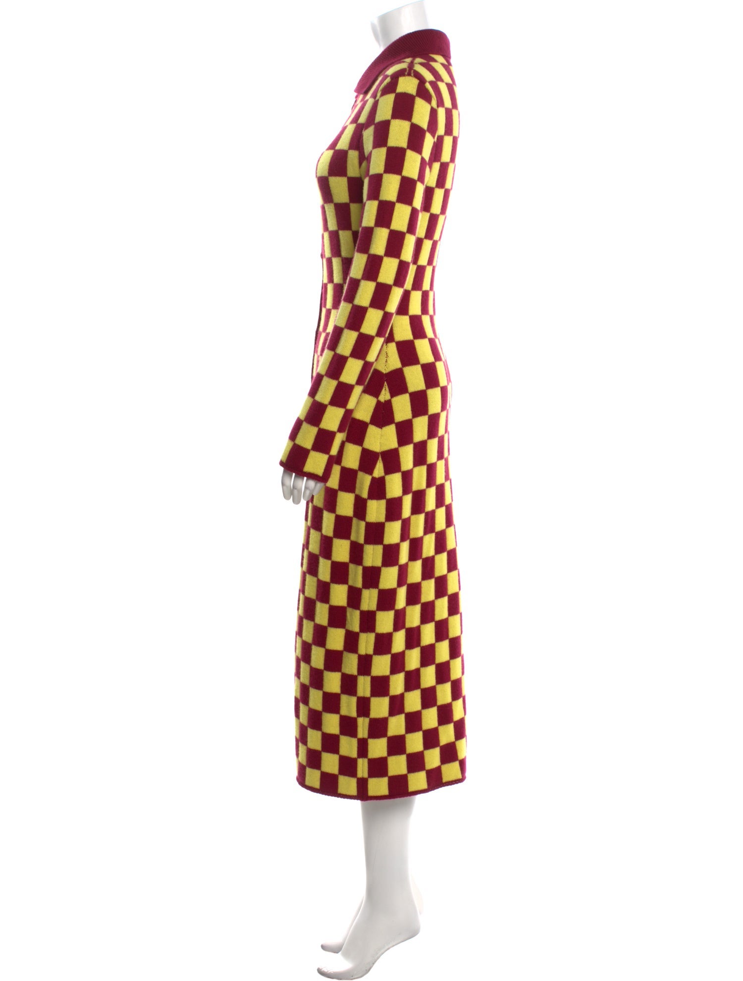 The Elder Statesman Wool Long Dress