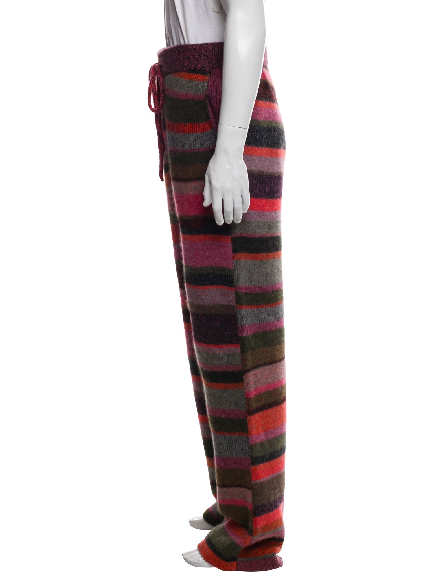 The Elder Statesman Striped Pants