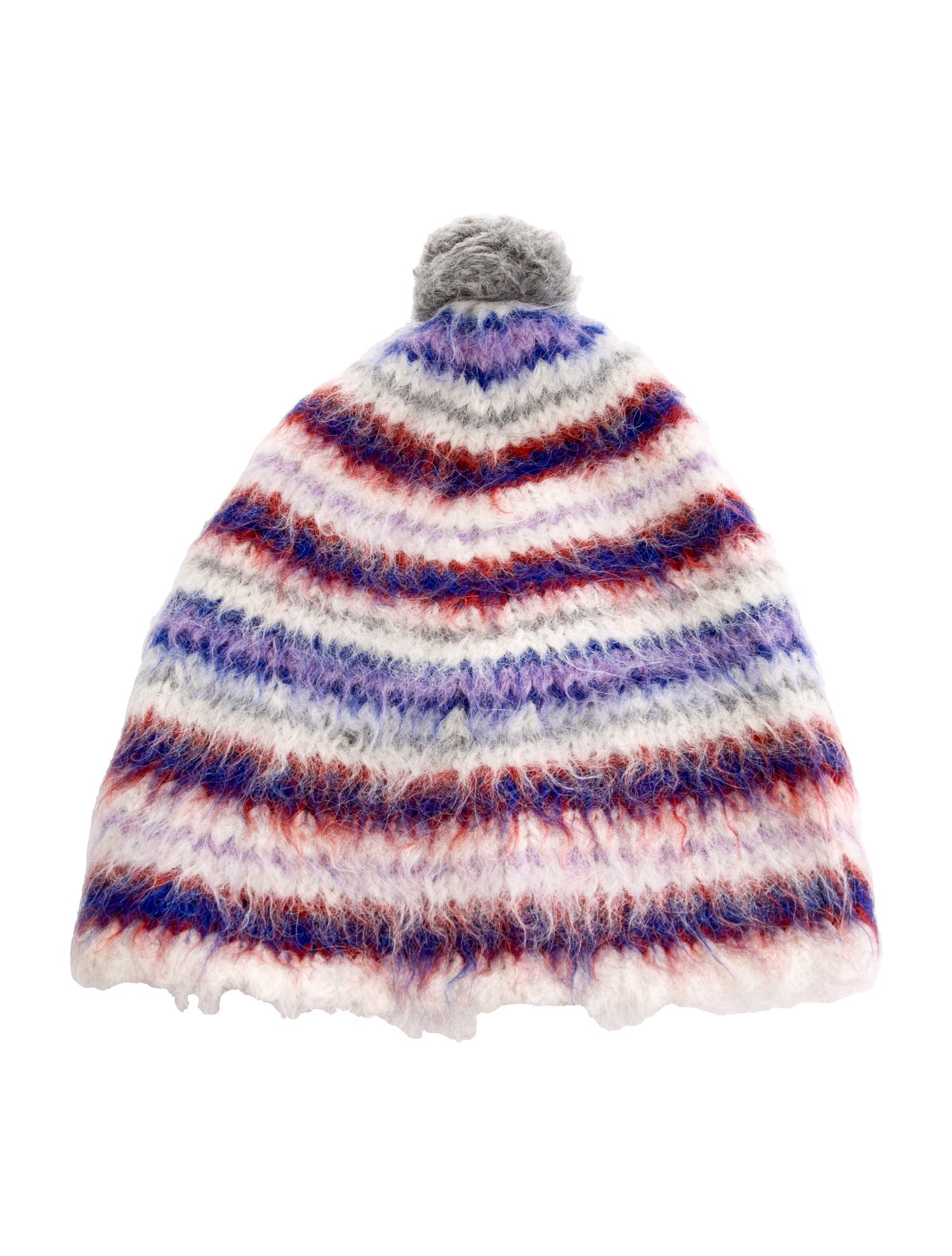 The Elder Statesman Neutral pattern print knitted beanie