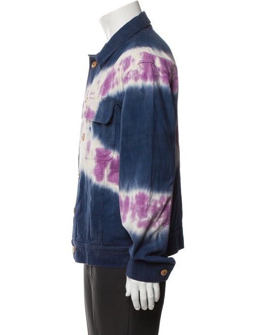 The Elder Statesman Tie-Dye Print Denim Jacket