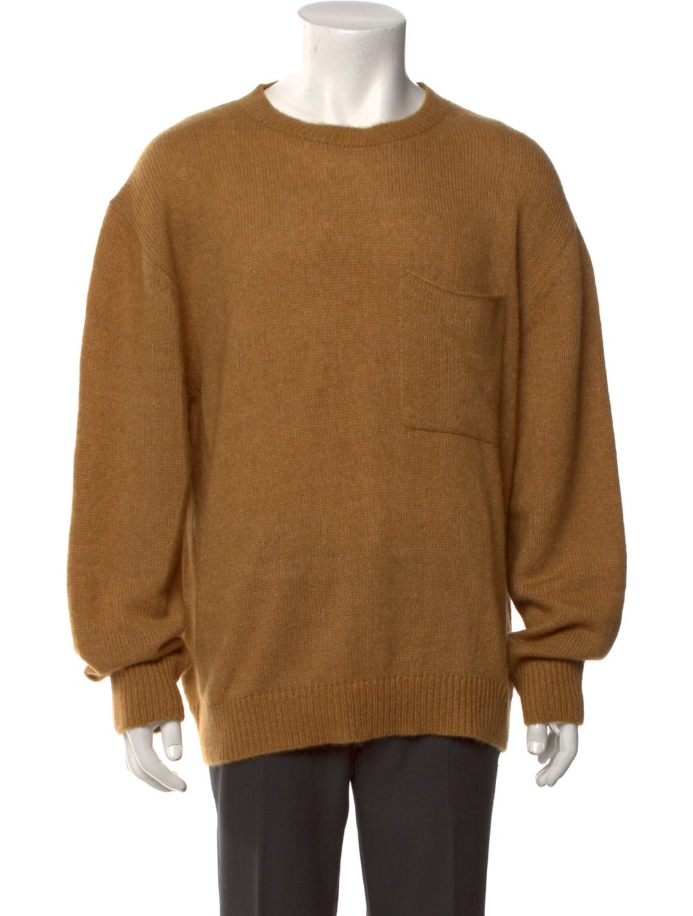 The Elder Statesman Pullover Brown Patch Pockets … - image 1