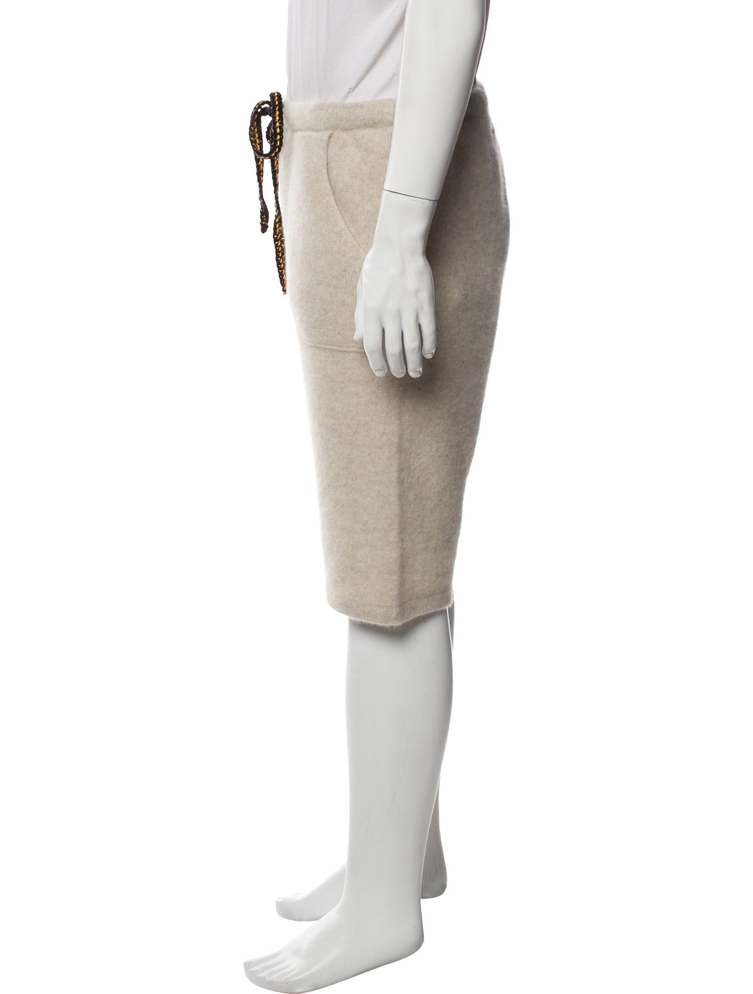 The Elder Statesman Cashmere Jogger Shorts