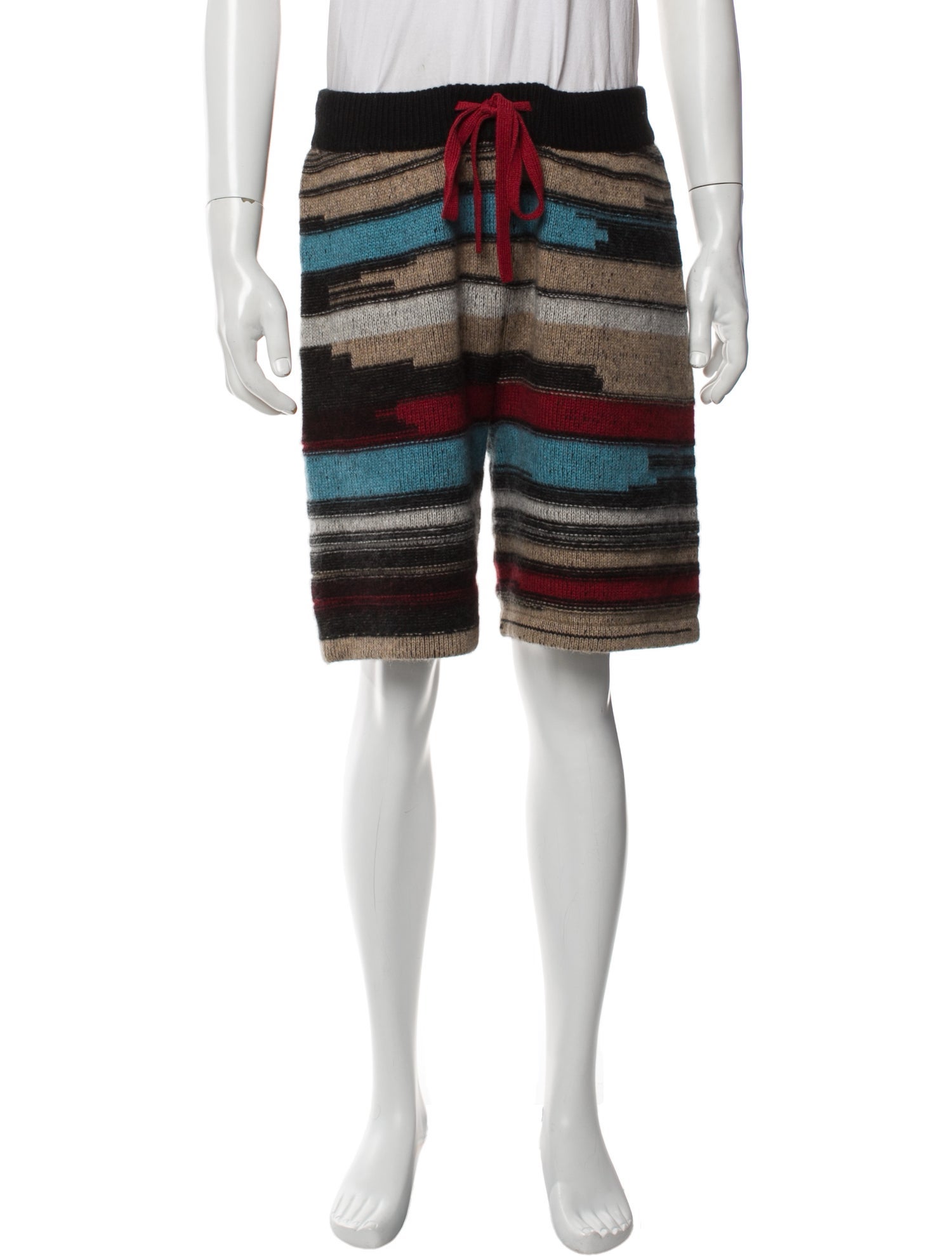 The Elder Statesman Cashmere Jogger Shorts