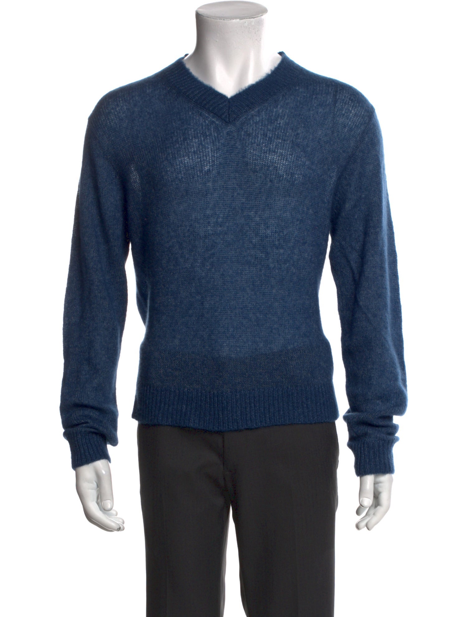 The Elder Statesman V-Neck Long Sleeve Pullover