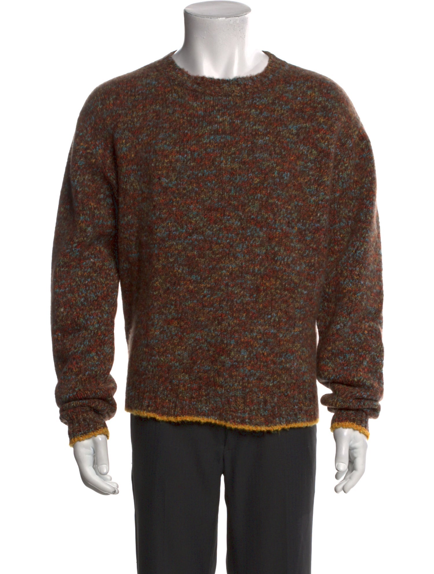 The Elder Statesman Printed Crew Neck Pullover