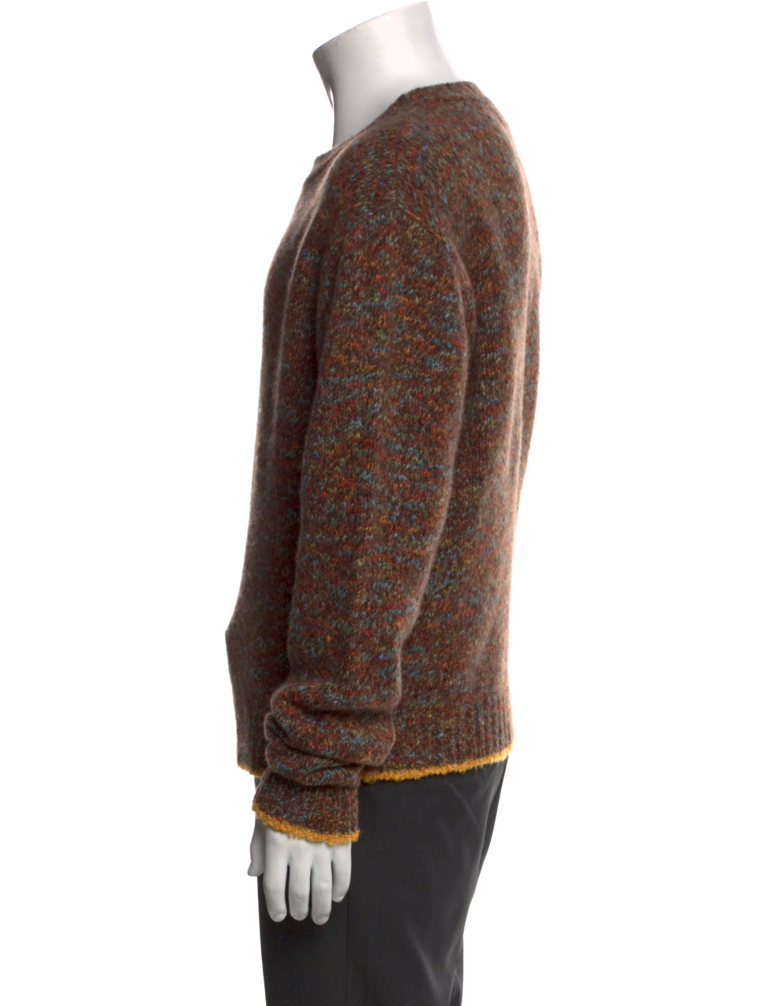 The Elder Statesman Printed Crew Neck Pullover