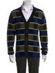 The Elder Statesman Plaid Print V-Neck Cardigan