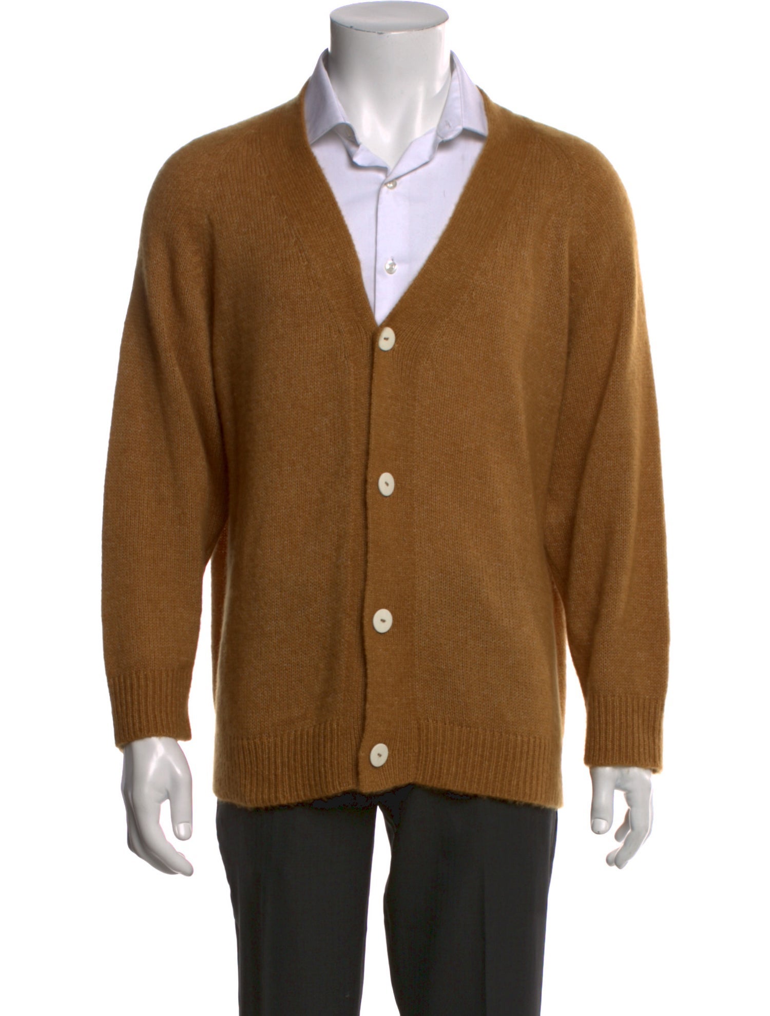 The Elder Statesman V-Neck Long Sleeve Cardigan