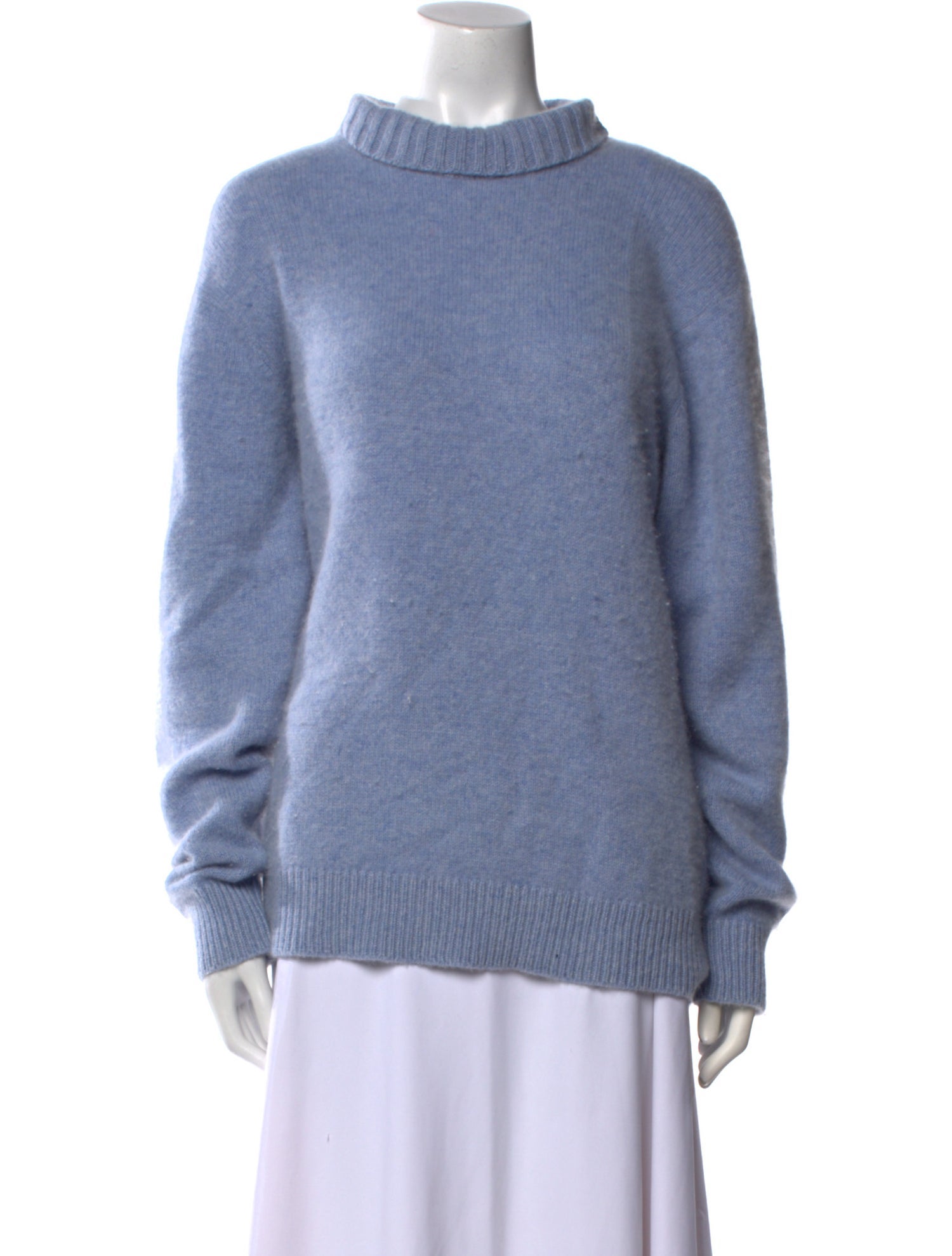 The Elder Statesman Cashmere Mock Neck Sweatshirt