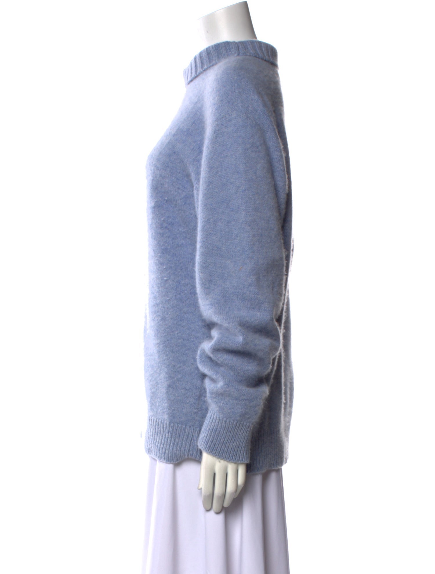 The Elder Statesman Cashmere Mock Neck Sweatshirt