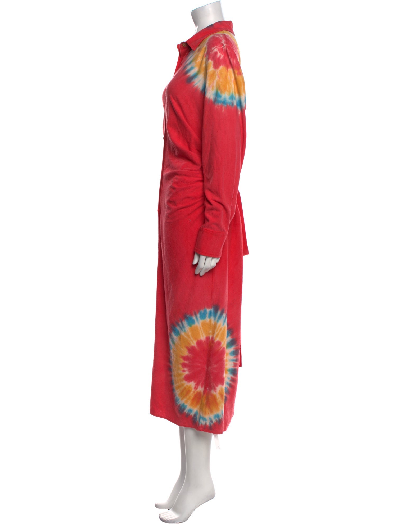 The Elder Statesman Silk Long Dress