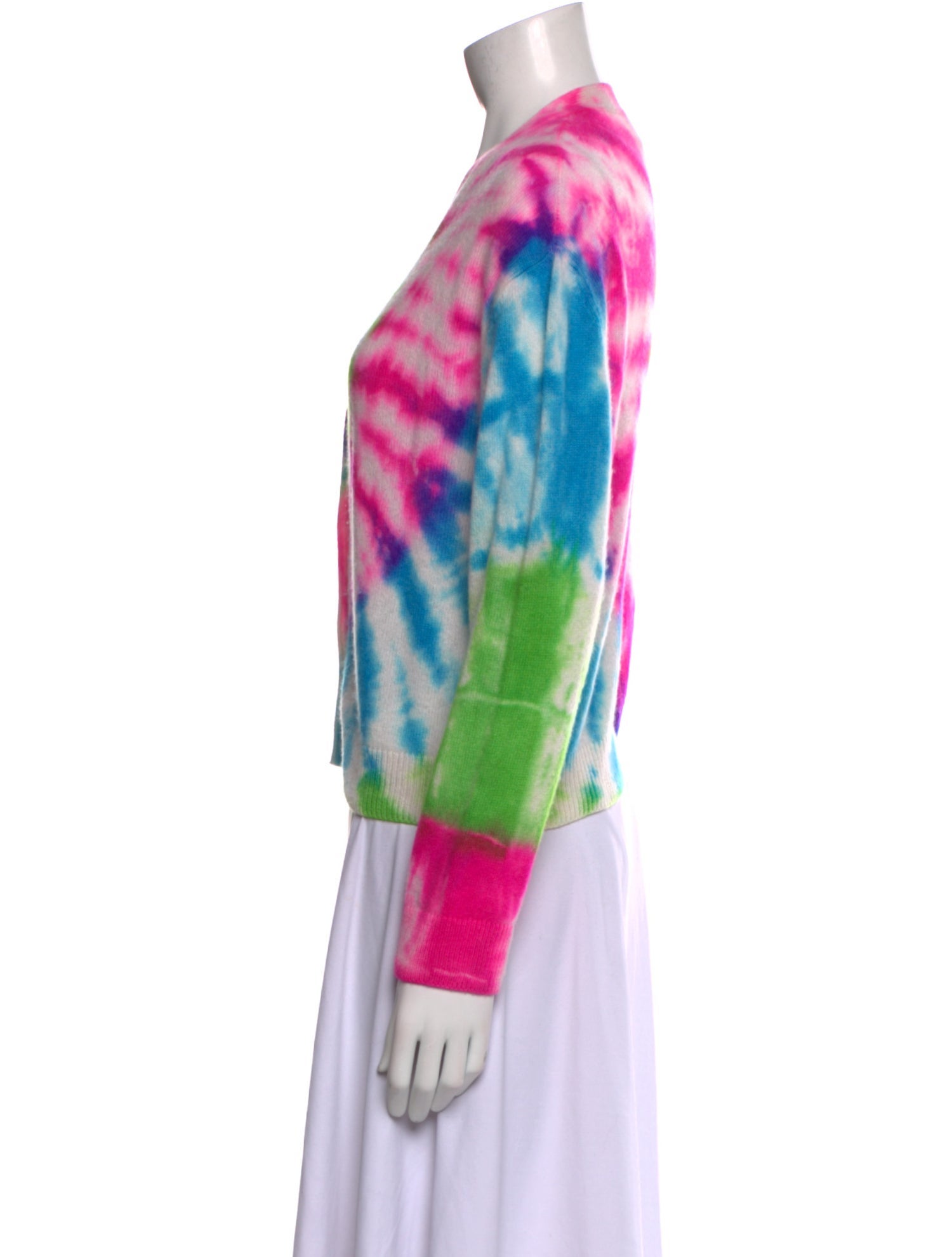 The Elder Statesman Cashmere Tie-Dye Print Sweater