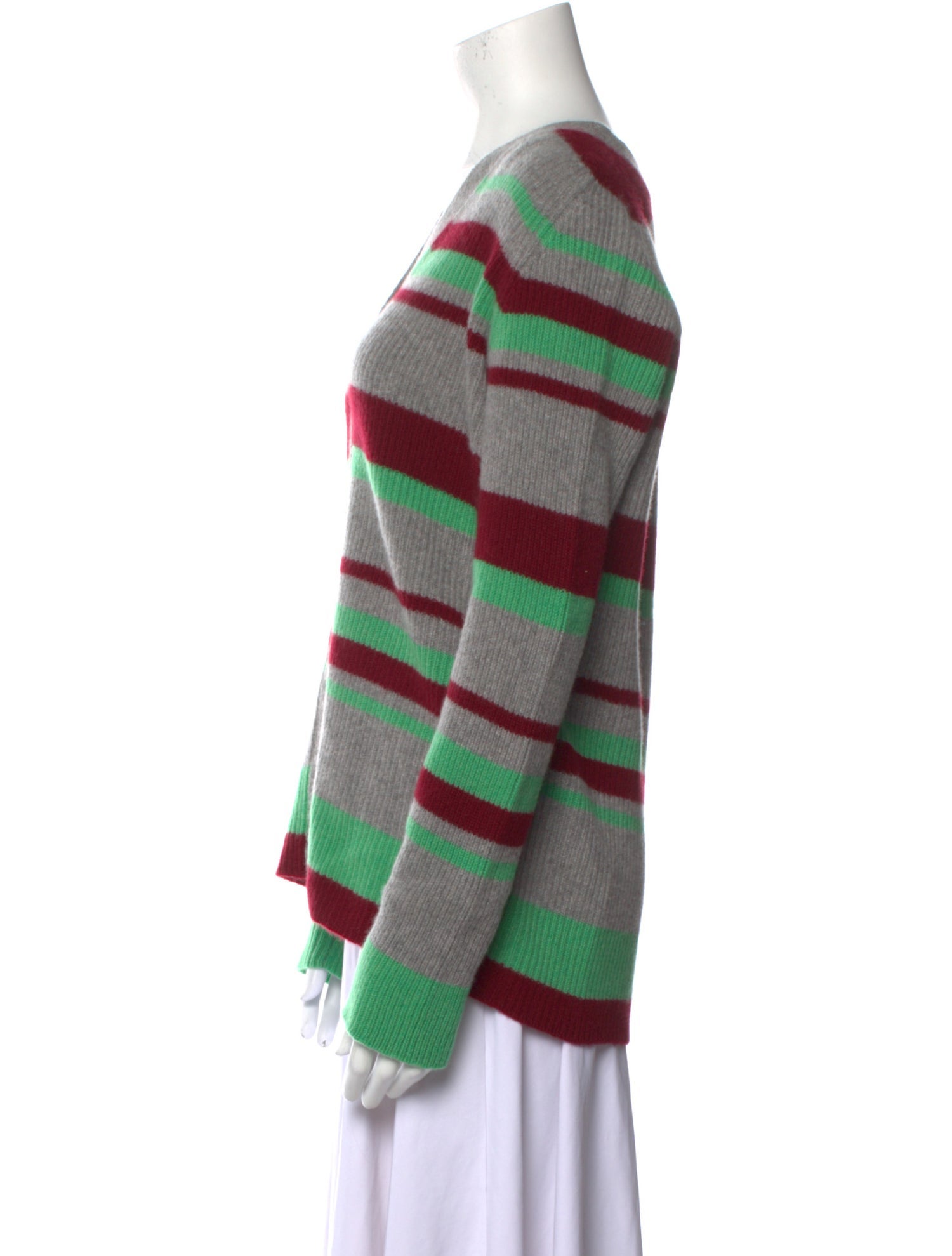 The Elder Statesman Cashmere Striped Sweater