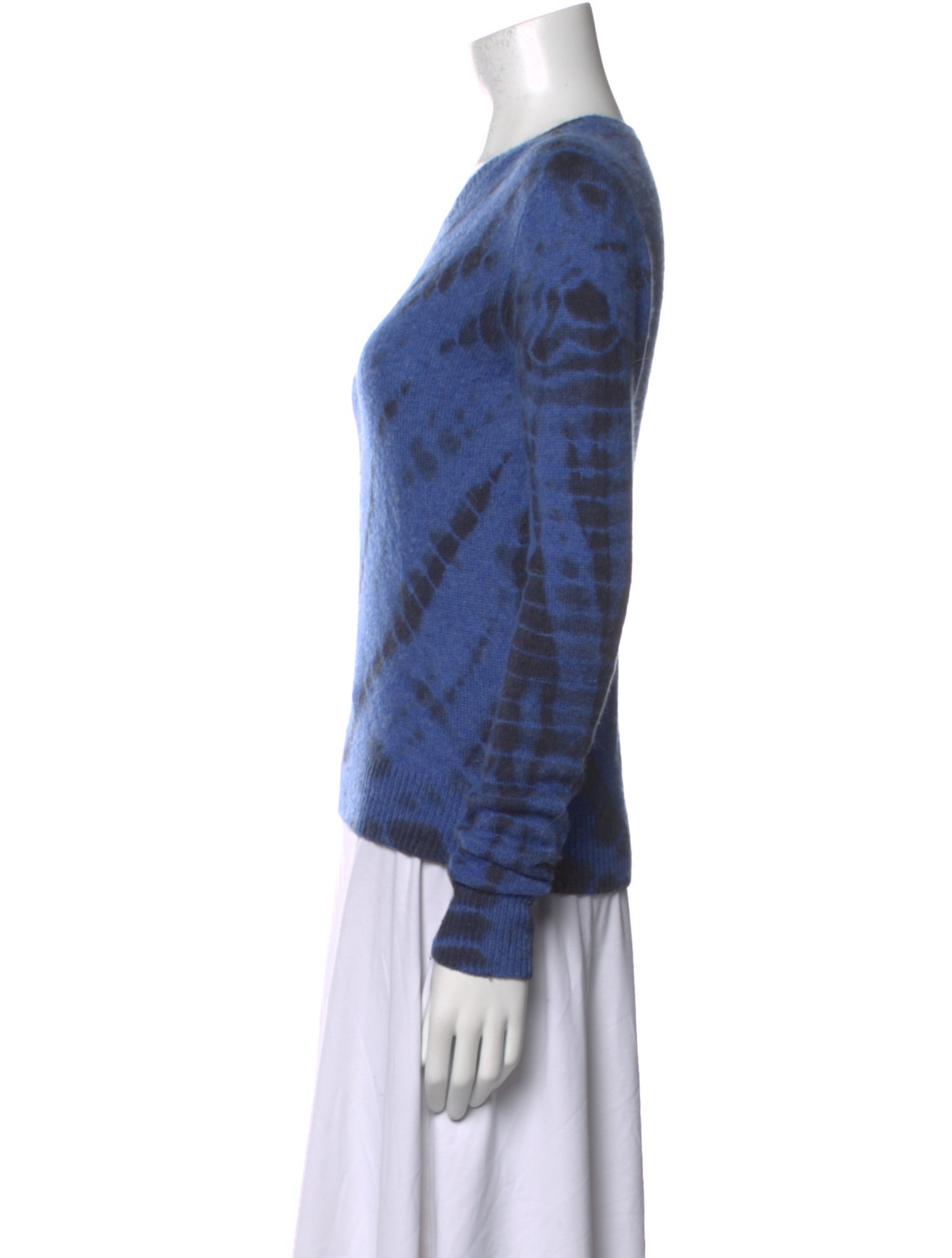 The Elder Statesman Cashmere Tie-Dye Print Sweater